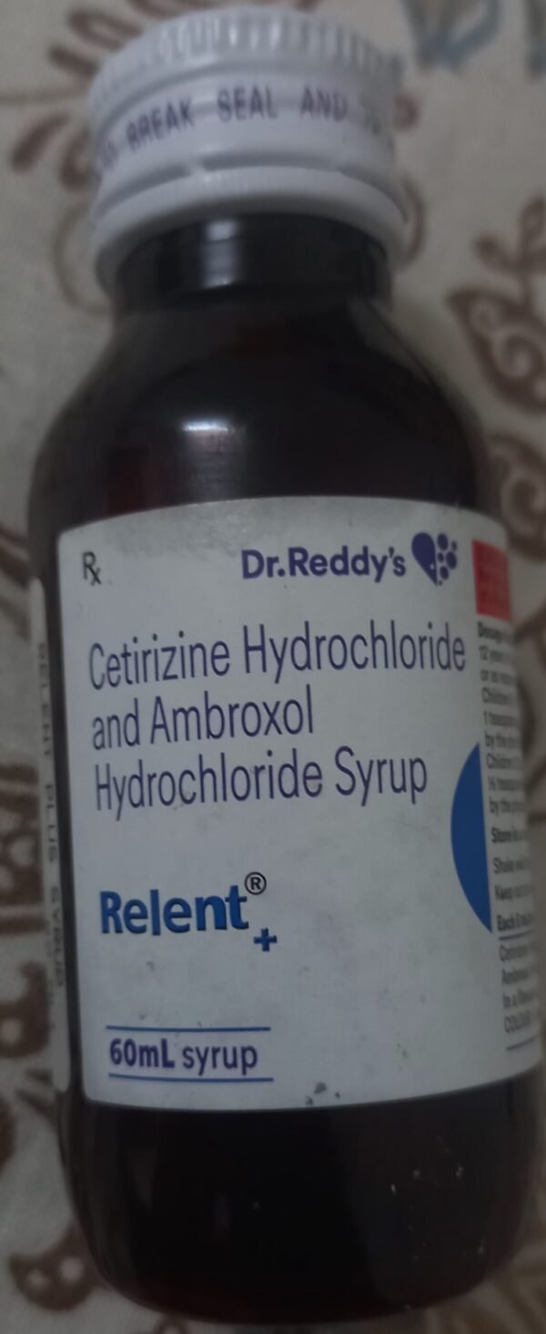 Relent Plus 60ml syrup By Dr.Reddy's Use, Dosage And Side Effect
