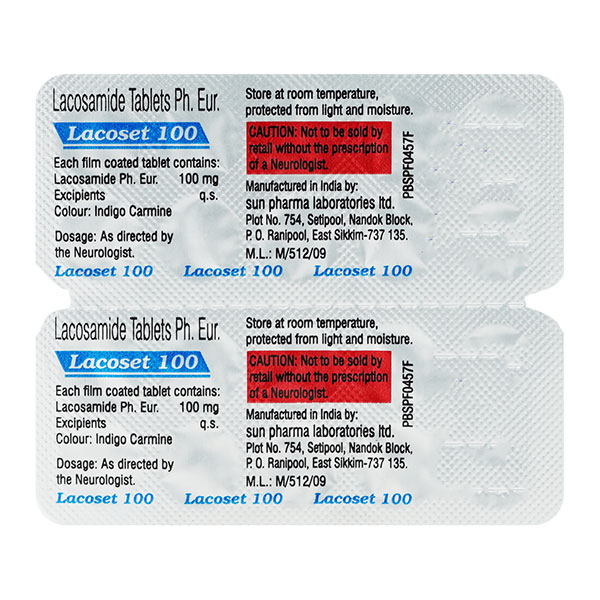 Lacosamide 100 mg